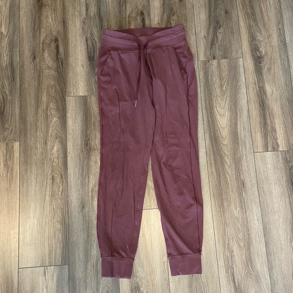 Maroon Lululemon Joggers - Picture 1 of 3